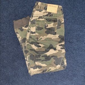 Boys camo cargo true religion pants